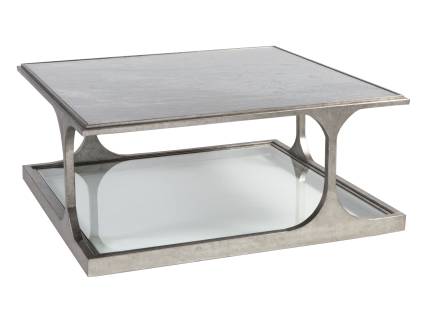 Bond Street Silver Square Cocktail Table