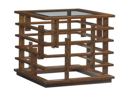 Nobu Square Lamp Table