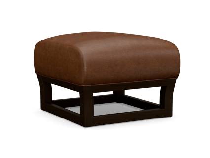 Fusion Leather Ottoman