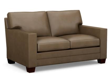 Brayden Leather Love Seat