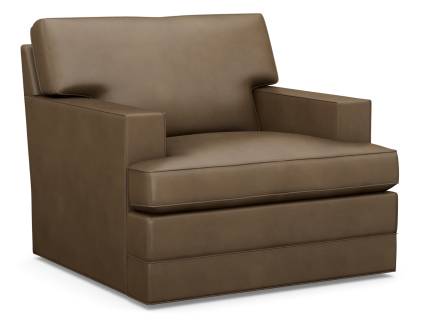 Tyson Leather Swivel Chair