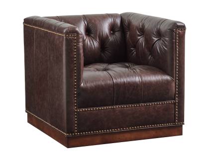 Fremont Leather Swivel Chair